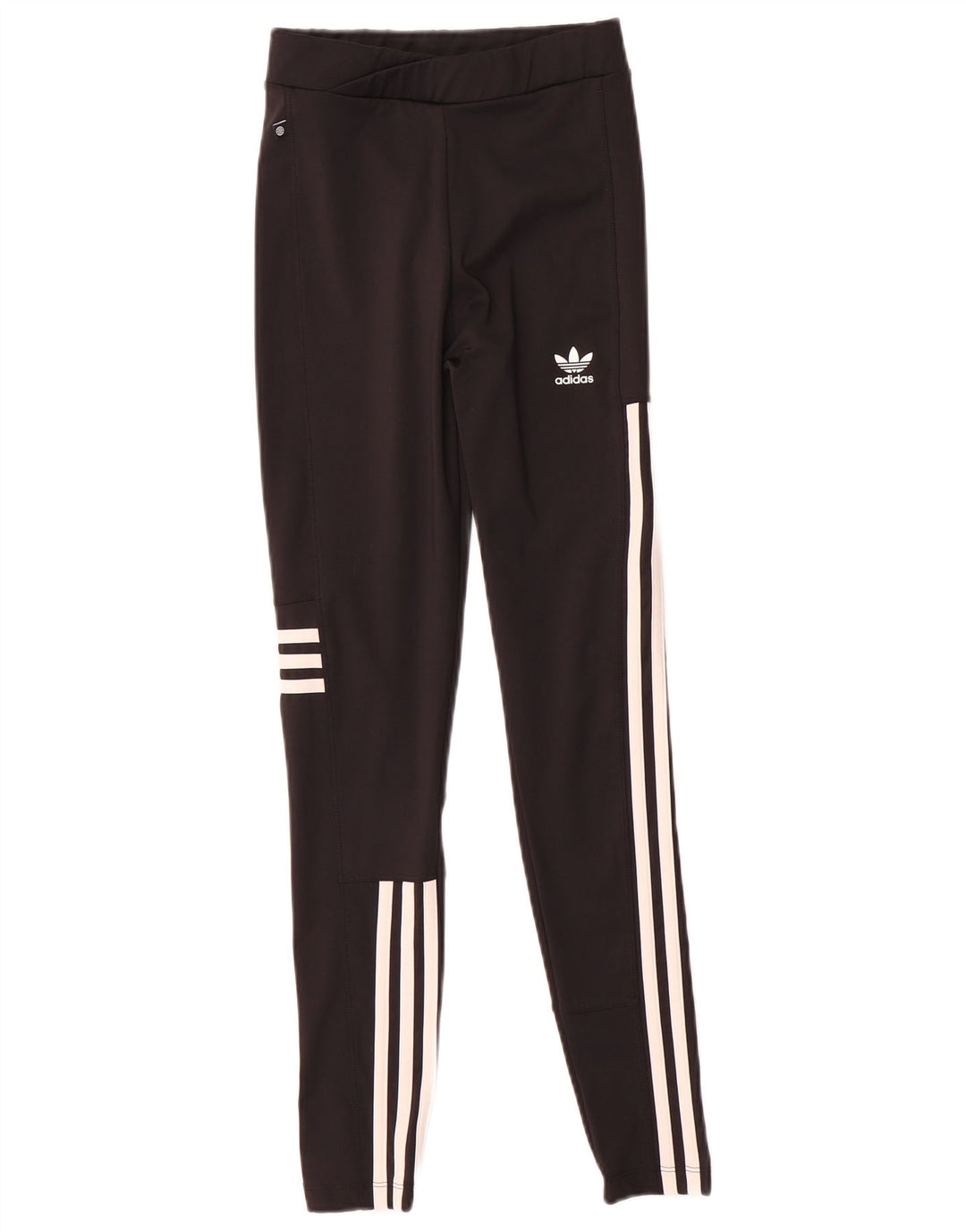 Adidas Damen Leggings UK 4/6 XS Schwarz Polyester