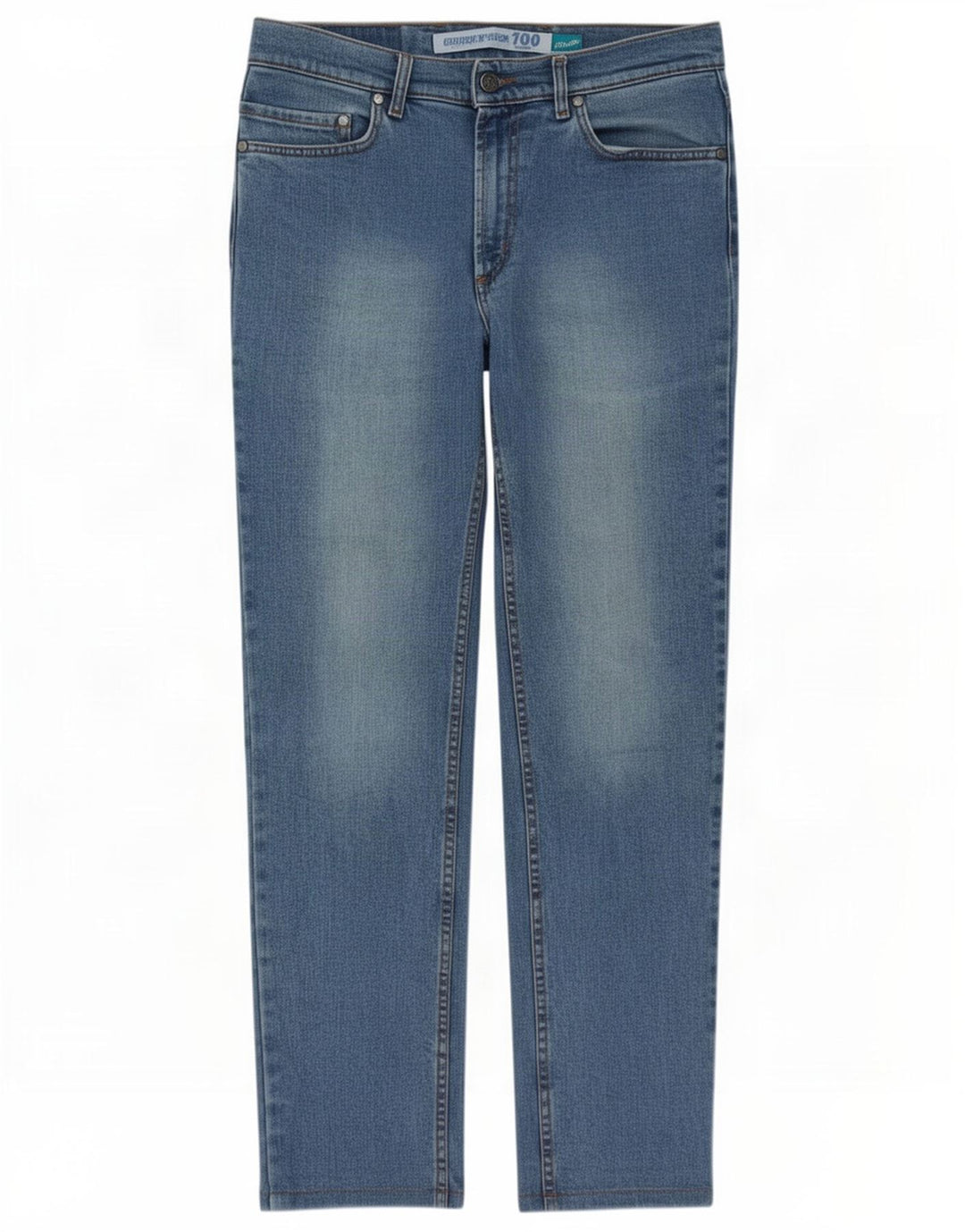 Carrera Herren 700 Regular Straight Jeans W31 L30 Blaue Baumwolle