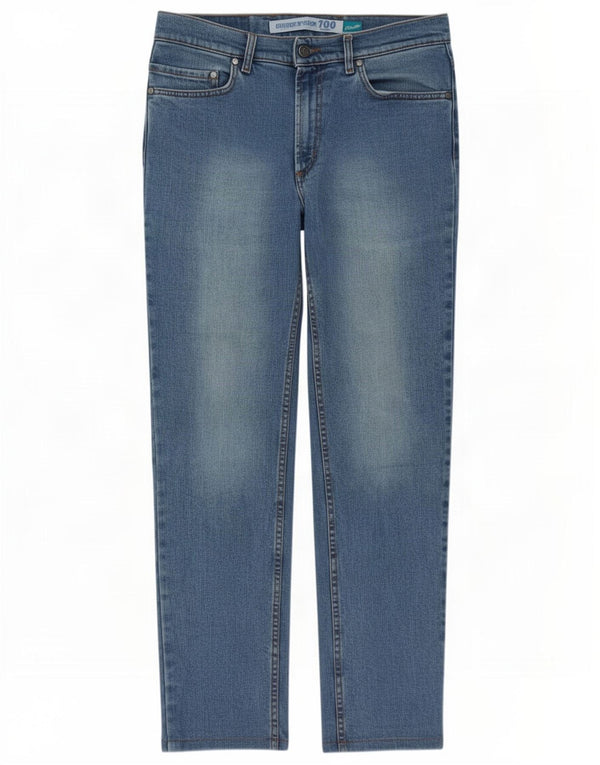 Carrera Herren 700 Regular Straight Jeans W31 L30 Blaue Baumwolle