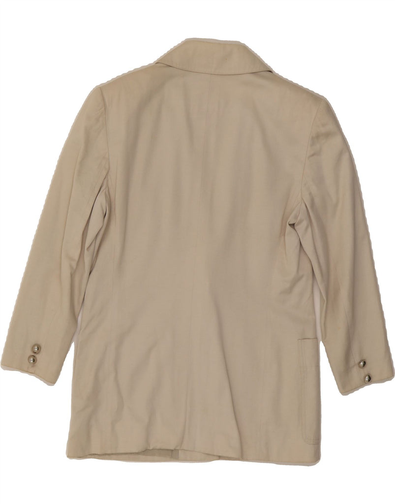 CHRISTIAN DIOR Womens Blazer Jacket IT 40 Small Off White Designer Vintage Christian Dior and Second-Hand Christian Dior from Messina Hembry 