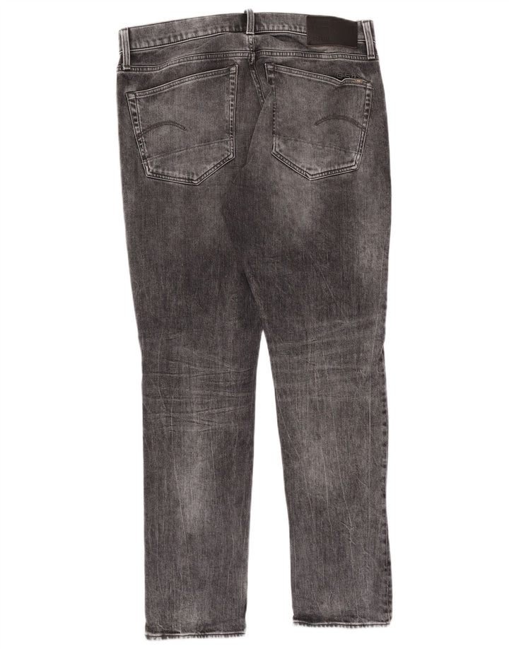 G-Star Herren Regular Tapered Jeans W34 L34 Graue Baumwolle