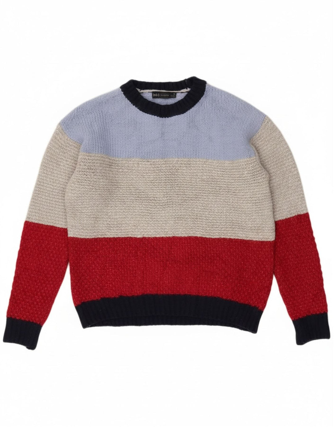 Marks & Spencer Damen-Pullover mit U-Boot-Ausschnitt, Gr. 6, XS, Mehrfarbig