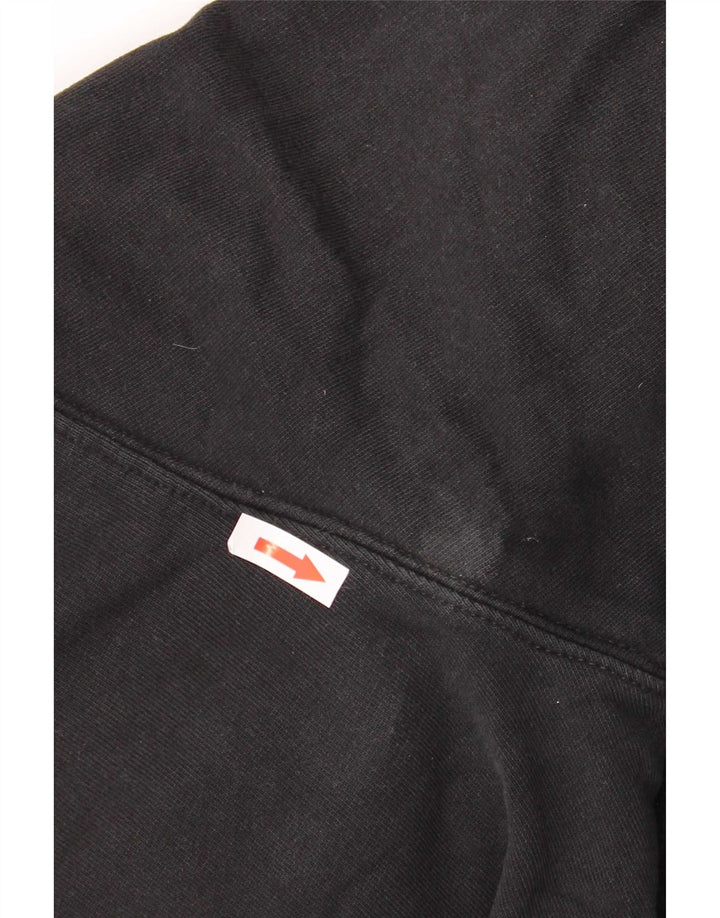 Diesel Herren Graphic Hoodie Pullover Mittelschwarze Baumwolle
