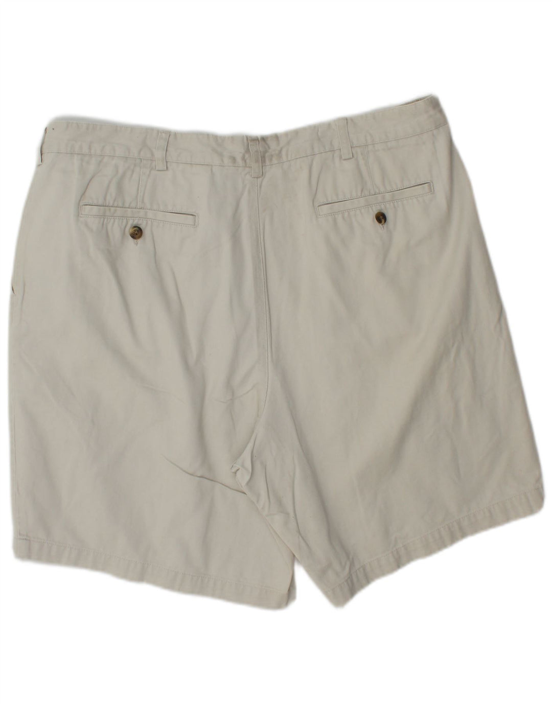 EDDIE BAUER Herren Pegged Chino Shorts W40 XL Weiße Baumwolle