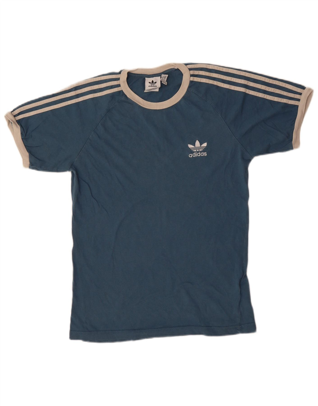 Adidas Herren T-Shirt Top Small Marineblau Baumwolle