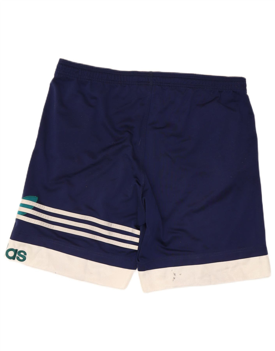 Adidas Herren-Sportshorts mit Grafik, groß, marineblaues Farbblock-Polyester