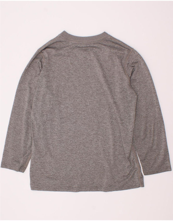 Nike Jungen Dri Fit Graphic Top Langarm 8–9 Jahre S Grau Polyester