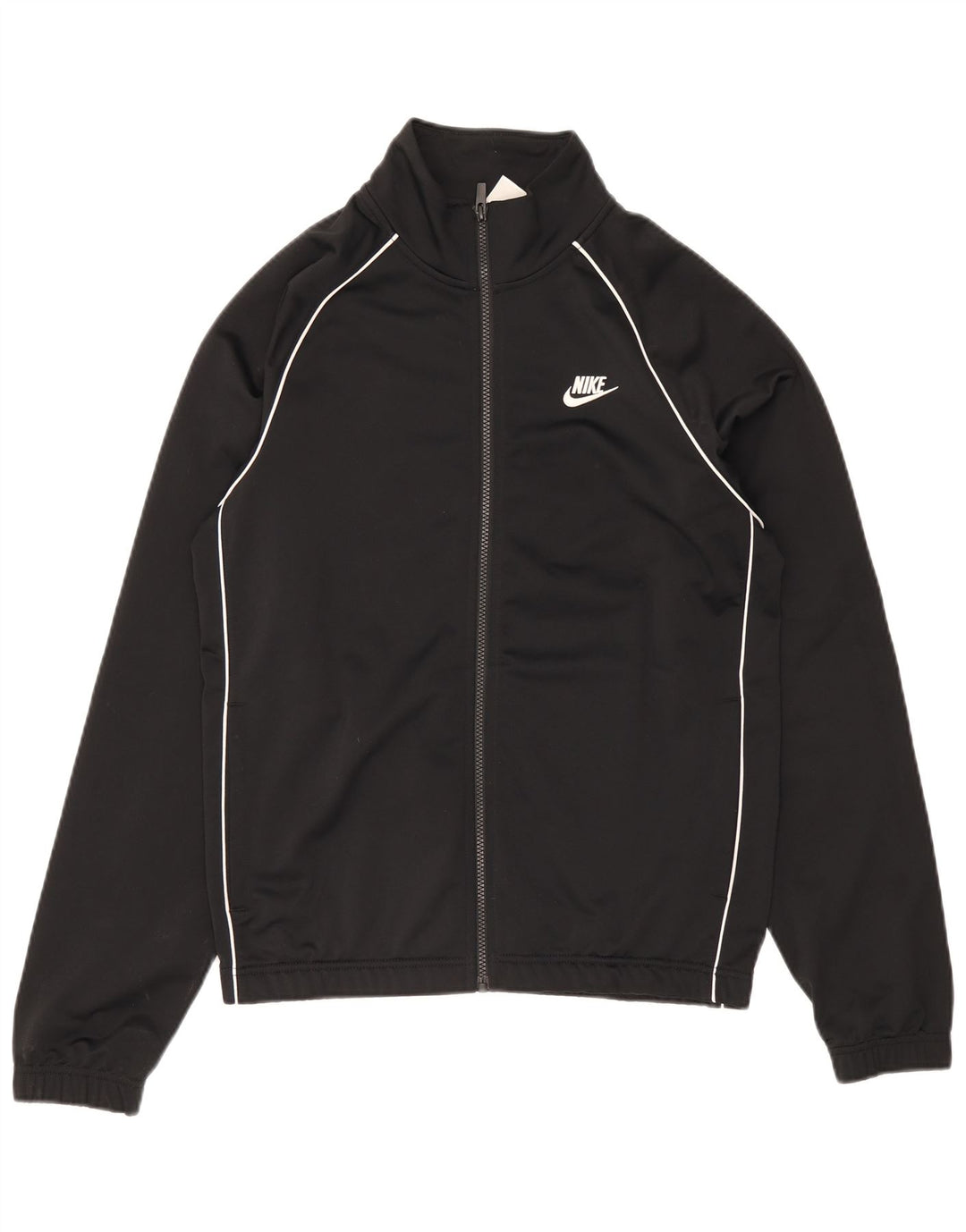 Nike Herren-Trainingsanzugoberteil, Jacke, Größe S, Schwarz, Polyester