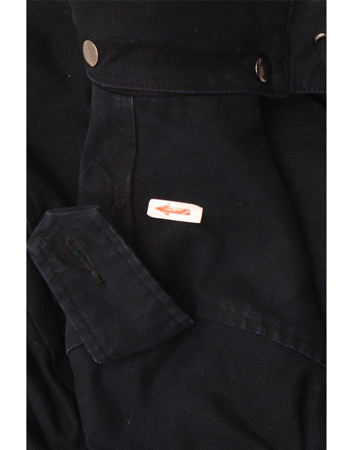 Carhartt Herren-Parka mit Kapuze, UK 38, mittlere schwarze Baumwolle