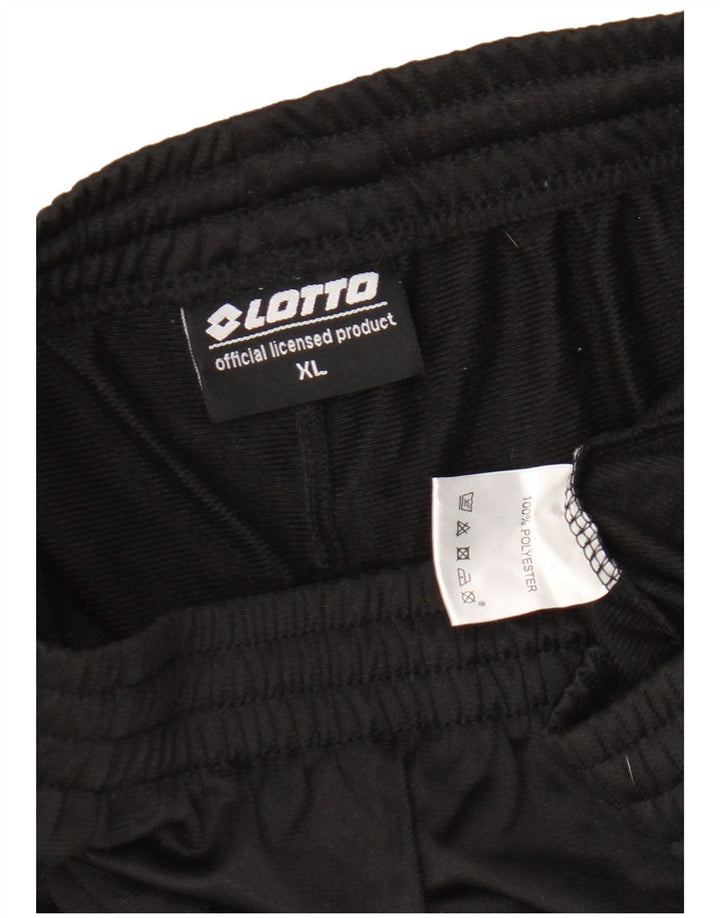 Lotto Herren-Trainingshose, Jogginghose, XL, Schwarz, Polyester