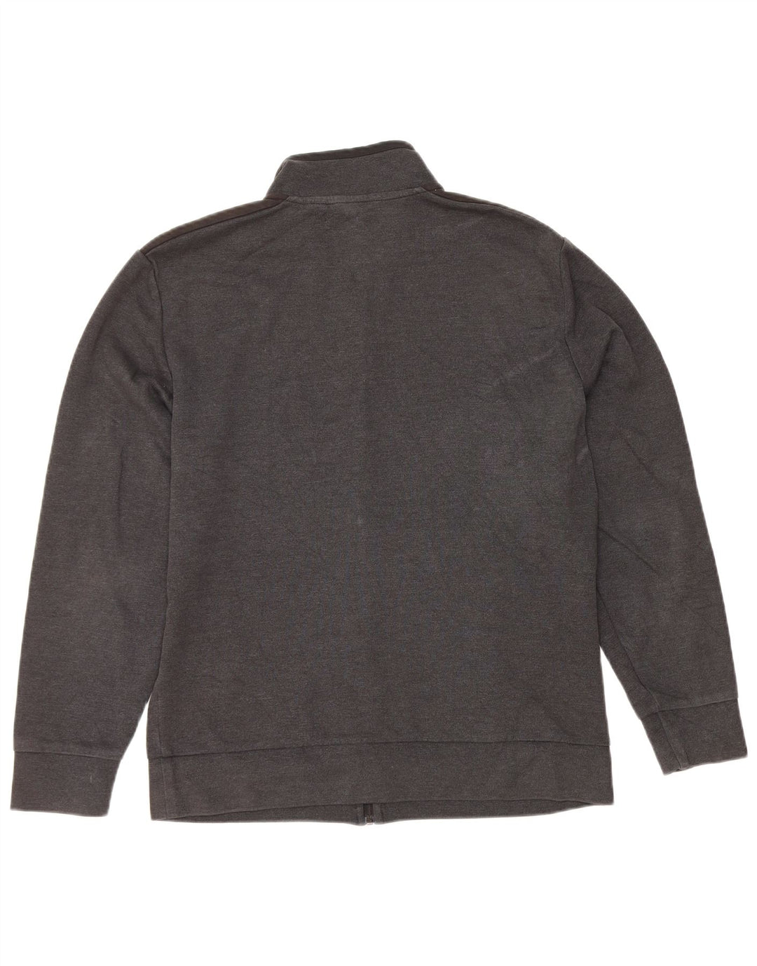 Calvin Klein Herren-Trainingsanzug-Top-Jacke aus mittelgrauer Colourblock-Baumwolle