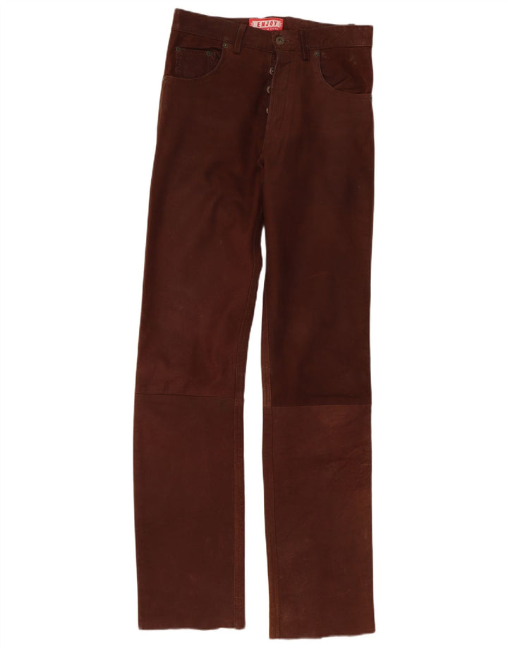 ENJOY Herren Lederhose W30 L34 Braun