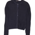 Marks & Spencer Damen-Cardigan-Pullover UK 10 Small Marineblaue Viskose