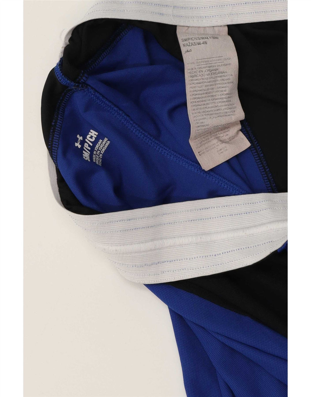 Under Armour Herren-Sportshorts, klein, blaues Farbblock-Polyester