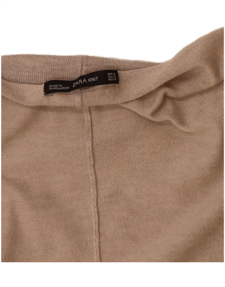 Zara Poncho-Cardigan für Damen, Gr. 14, Mittelbeige