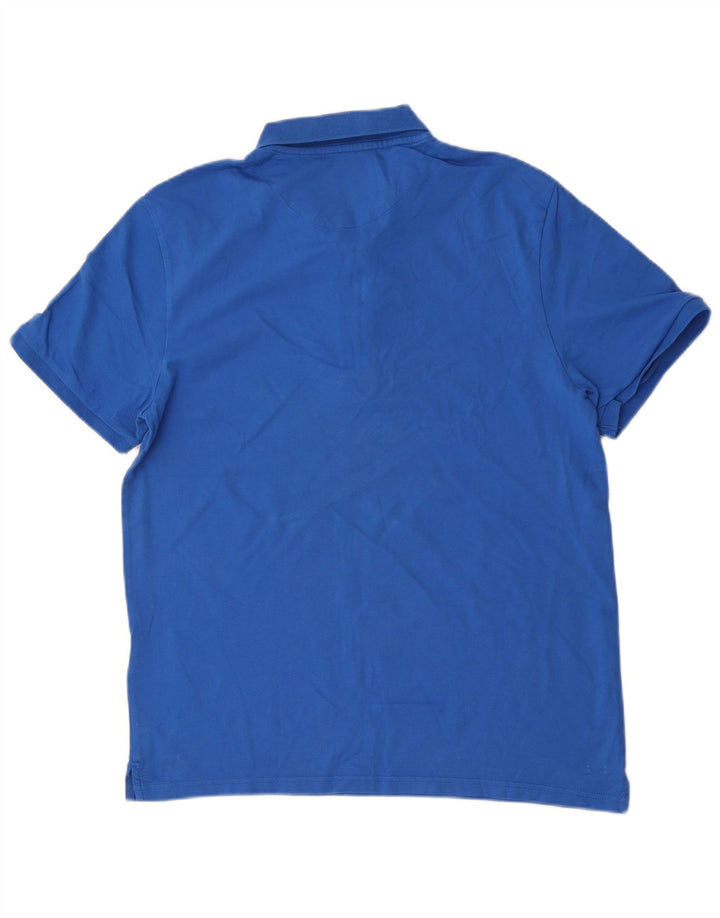 Lyle & Scott Herren Poloshirt XL Blau Baumwolle