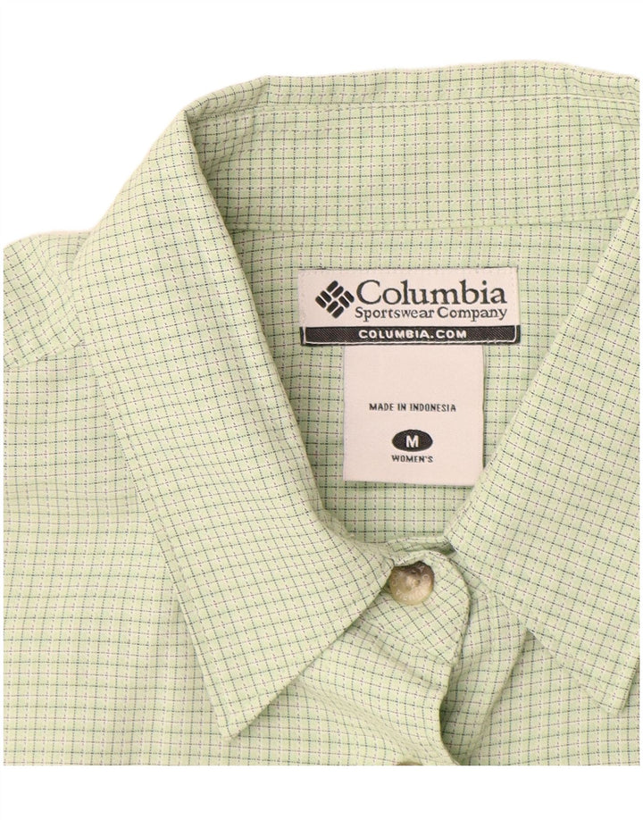 Columbia Damen-Hemd UK 14, mittelgrün, kariert, Modal