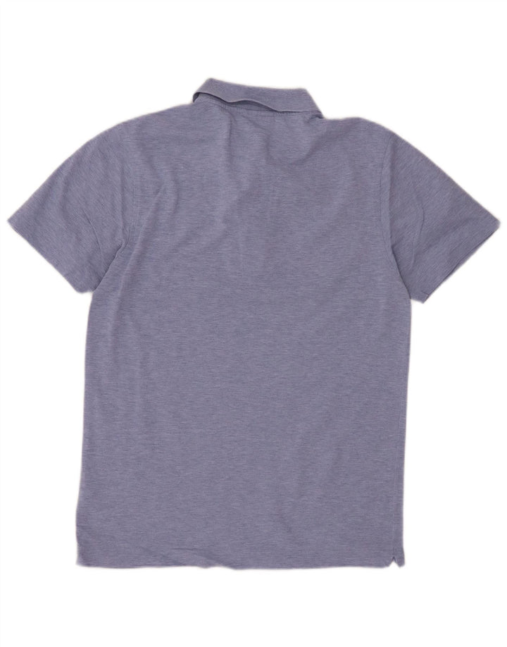 LACOSTE Herren-Poloshirt, Größe 3, klein, blaue Baumwolle