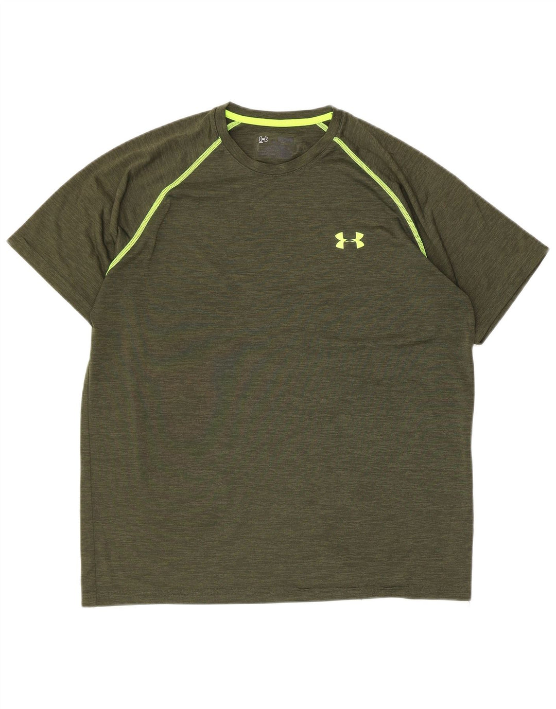 UNDER ARMOUR Herren T-Shirt Top Large Khaki Gefleckt