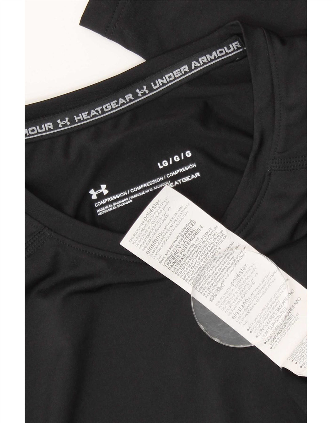 Under Armour Herren Heat Gear Top Langarm Large Schwarz Polyester