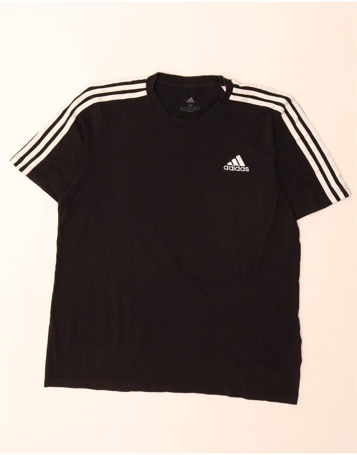 Adidas Herren T-Shirt Medium Schwarz Baumwolle
