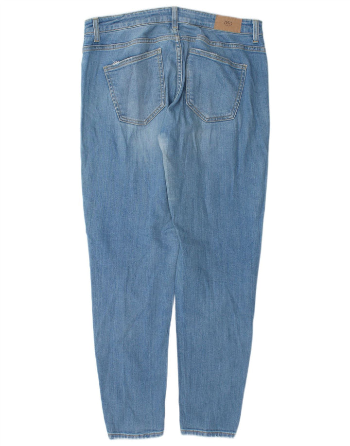 Zara Damen Slim Jeans EU 40 Medium W30 L29 Blaue Baumwolle