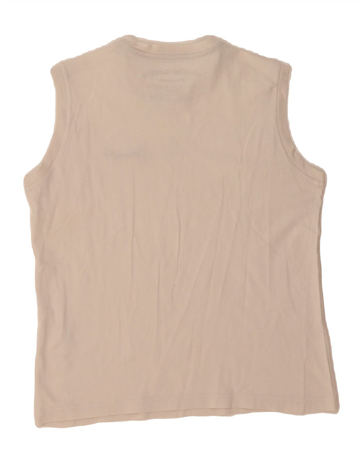 CHAMPION Mens Vest Top Medium Off White Cotton Vintage Champion and Second-Hand Champion from Messina Hembry 