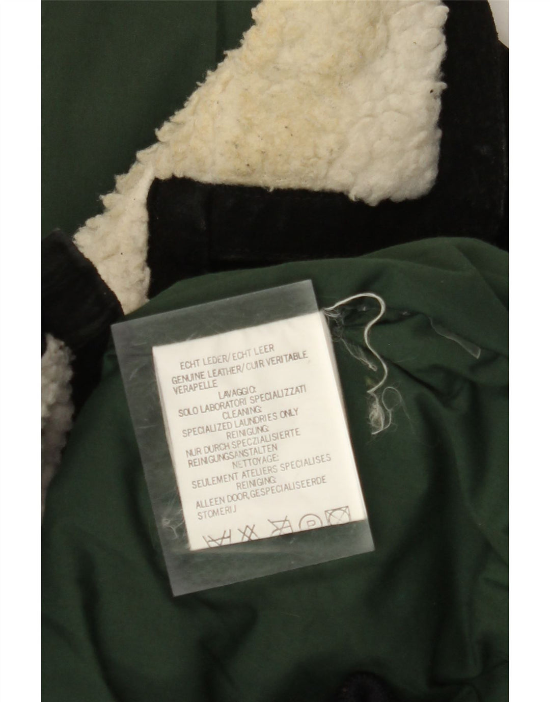 VINTAGE Herren Wildlederjacke UK 42 XL Braunes Colourblock-Leder