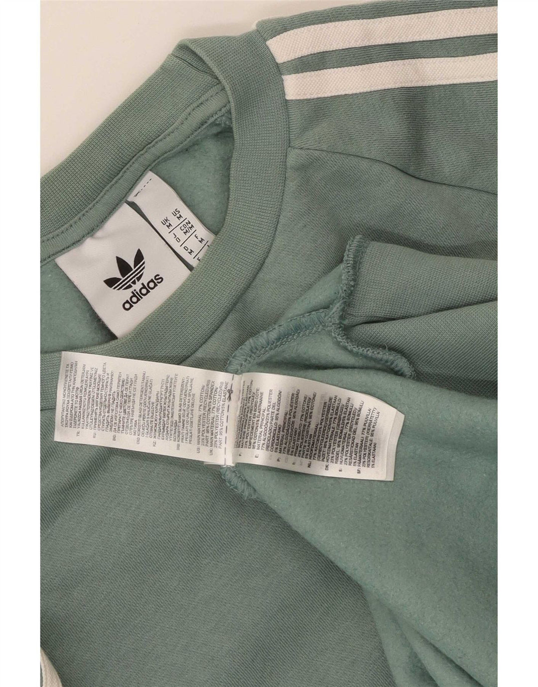 Adidas Herren Sweatshirt Pullover mittelgrüne Baumwolle