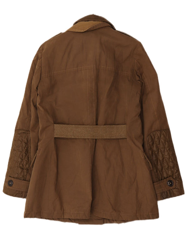 Fay Damen-Militär-Zweireihermantel UK 14 Medium Khaki