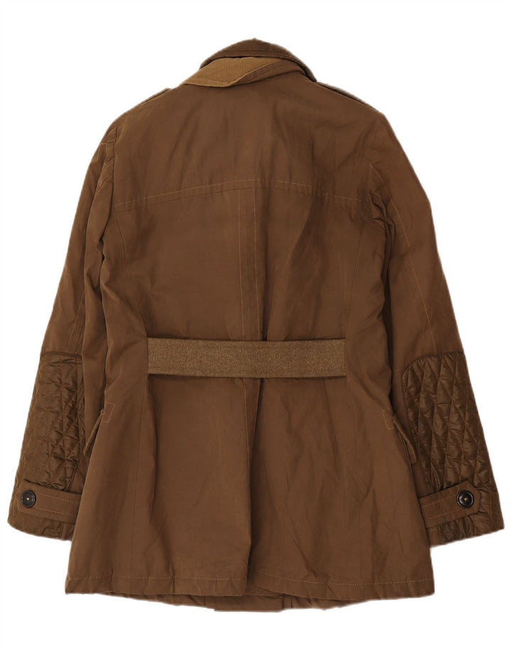 Fay Damen-Militär-Zweireihermantel UK 14 Medium Khaki