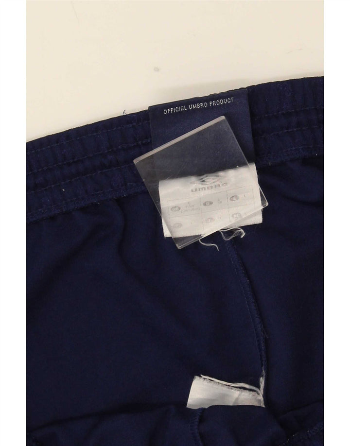 Umbro Herren-Sportshorts, groß, marineblau, Nadelstreifen