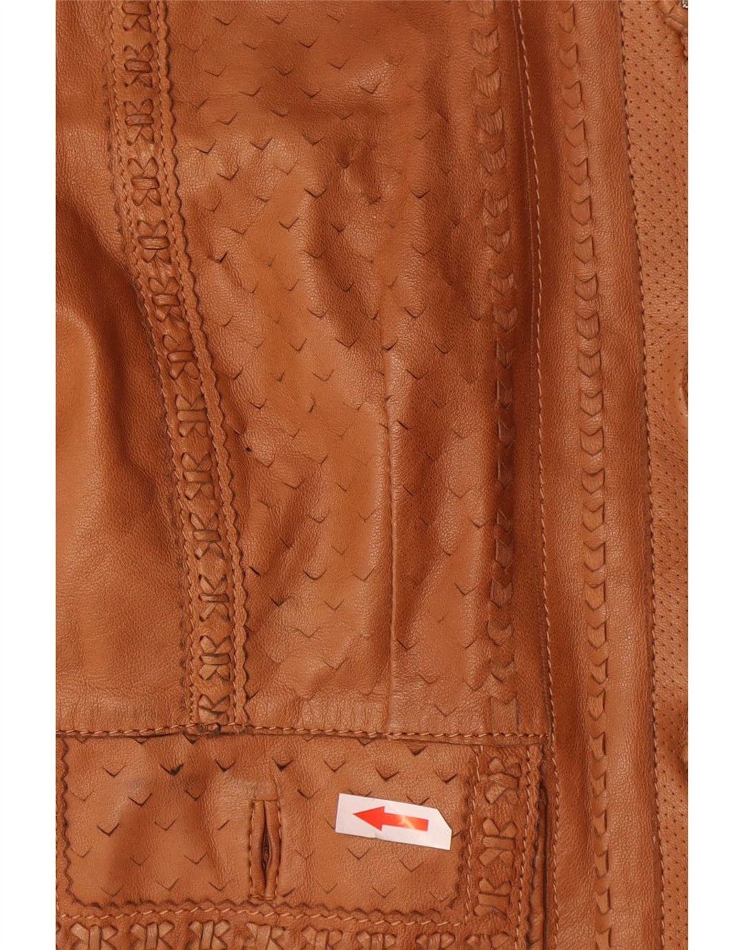 Vintage Damen Lederjacke IT 44 Mittelbraunes Leder