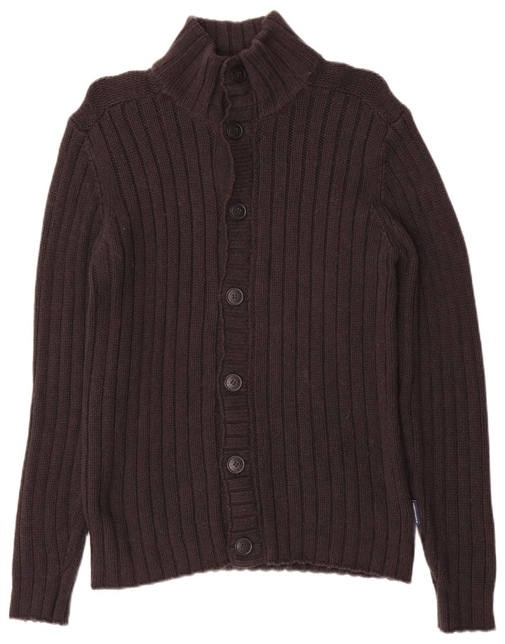 North Sails Herren-Cardigan-Pullover, große schwarze Wolle