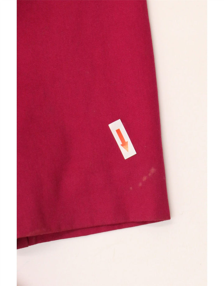 Vintage Damen Zweireihige Blazerjacke UK 14 Mittelrosa Viskose