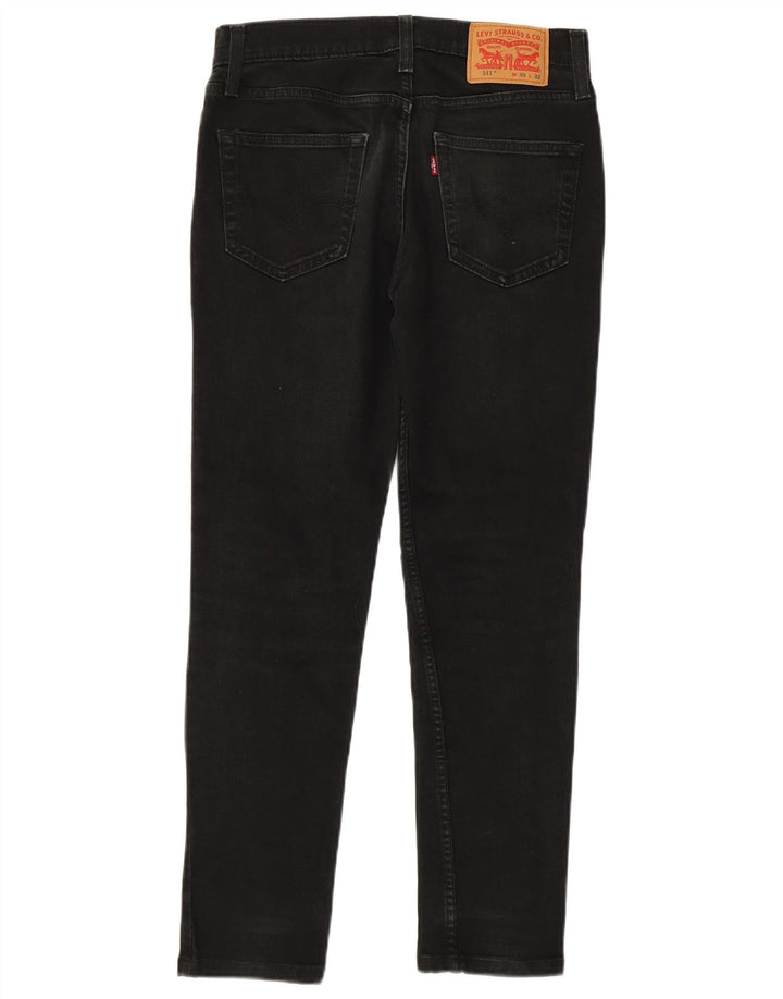 Levi's Herren 511 Slim Jeans W30 L29 schwarze Baumwolle