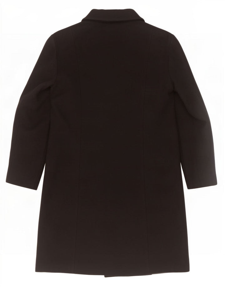 Max & Co. Damen Zweireihiger Mantel UK 14 Large Schwarz