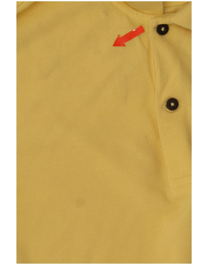 Massimo Dutti Herren-Poloshirt aus mittelgelber Baumwolle