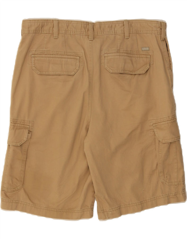 IZOD Mens Cargo Shorts W36 Large Beige Cotton Vintage Izod and Second-Hand Izod from Messina Hembry 