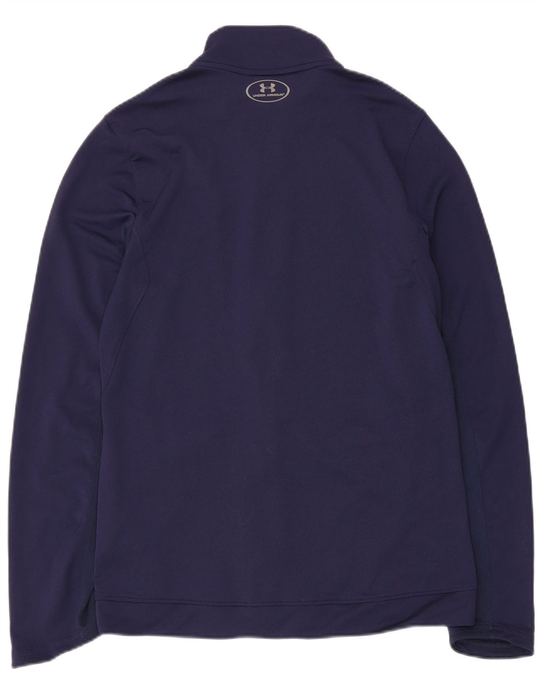 Under Armour Damen-Trainingsanzug-Top-Jacke UK 12 Medium Marineblau Polyester