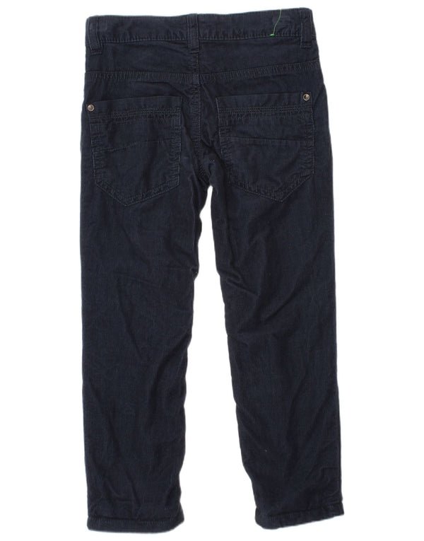 Benetton Gerade Cordhose für Jungen, 3–4 Jahre, 2XS W22 L18, Marineblau