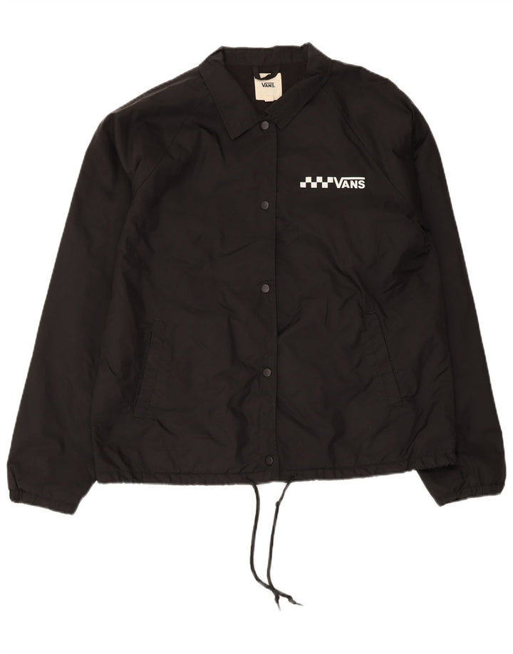 Vans Damen Regenjacke UK 16 Large Schwarz Nylon