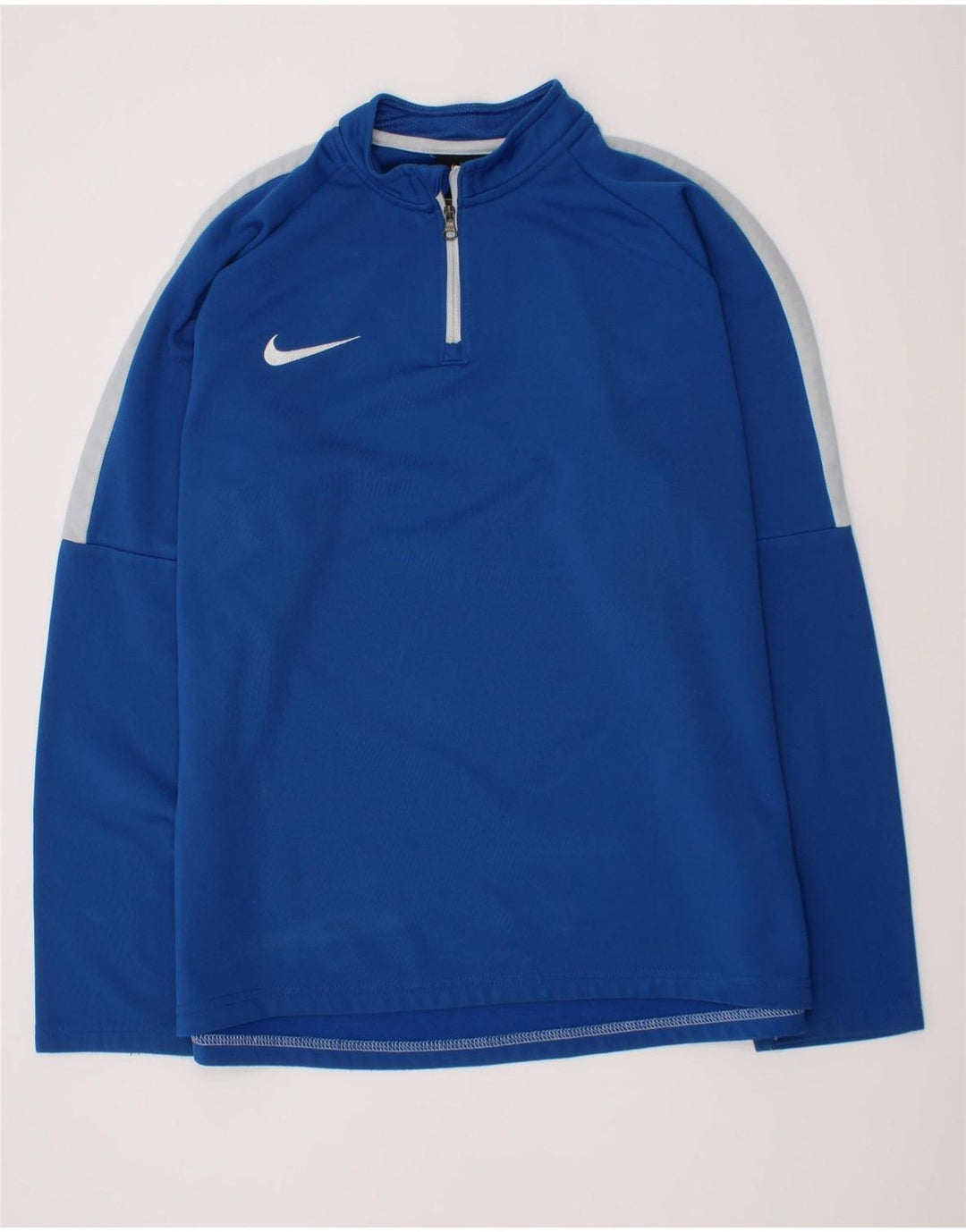 Nike Dri Fit Pullover-Trainingsanzugoberteil für Jungen, 13–14 Jahre, XL, Blau, Farbblock