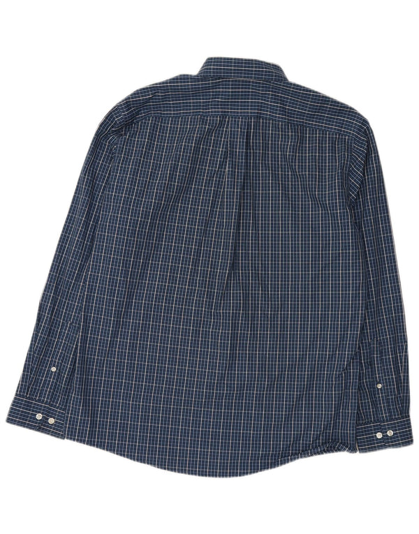 Eddie Bauer Herren-Hemd mit klassischer Passform, groß, blau kariert, Baumwolle