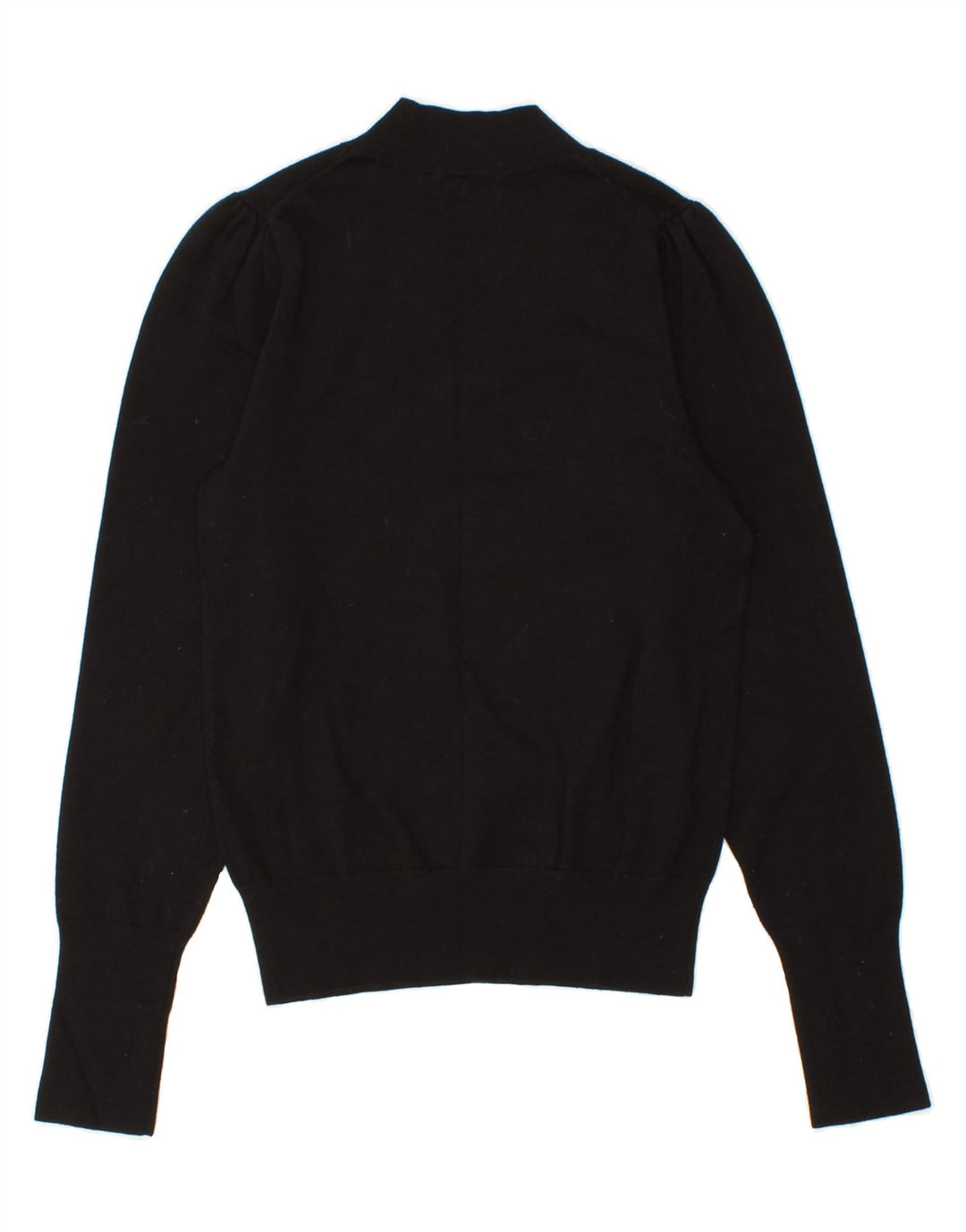 WAREHOUSE Womens Turtle Neck Jumper Sweater UK 8 Small  Black Viscose Vintage Warehouse and Second-Hand Warehouse from Messina Hembry 