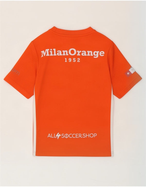 Adidas Jungen Aeroready Graphic T-Shirt Top 9–10 Jahre Orange Polyester