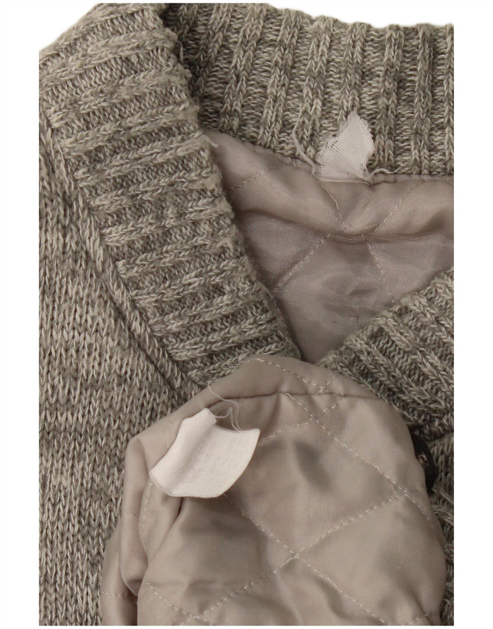 VINTAGE Herren Strickjacke XL Grau