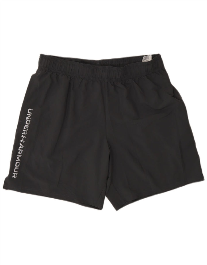 Under Armour Herren Graphic Regular Sport Shorts XL Grau Polyester