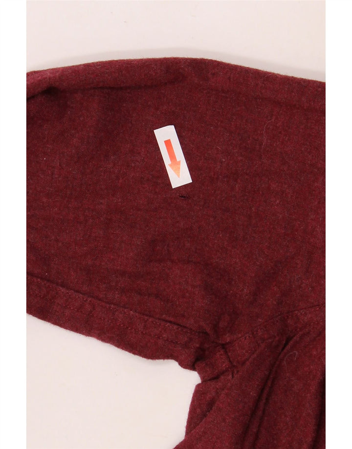 EDDIE BAUER Damen-Oversize-Hemd, UK 10, Größe S, Kastanienbraun, Baumwolle