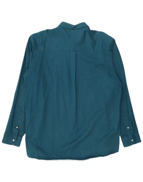 Carhartt Herrenhemd 2XL Blaue Baumwolle